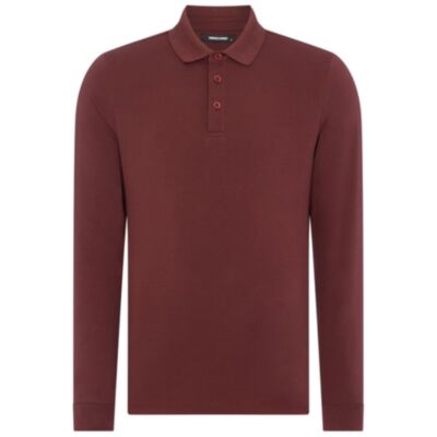 Remus Uomo L/S Polo Plum