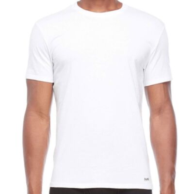 Michael Kors 3 Pack Basic Crew Tee White