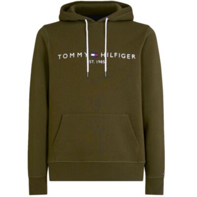 Tommy Hilfiger Logo Hoody Olivewood