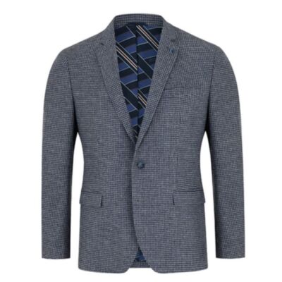 Remus Uomo Wool Mix Nico Jacket Blue