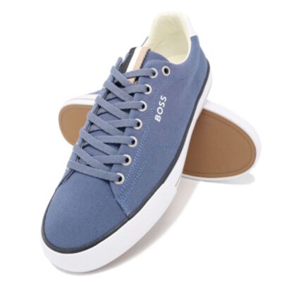 BOSS Aiden Tenn Trainers In Bright Blue