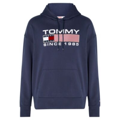 Tommy Jeans Athletic Logo Hood Navy