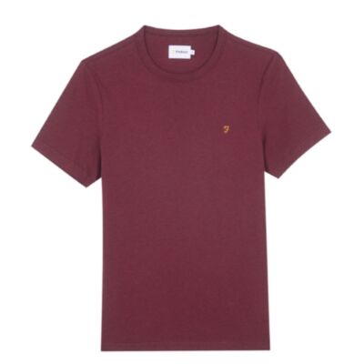 Farah Danny T-Shirt In Farah Red Marl