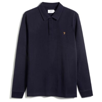 Farah Haslam LS Polo In Navy