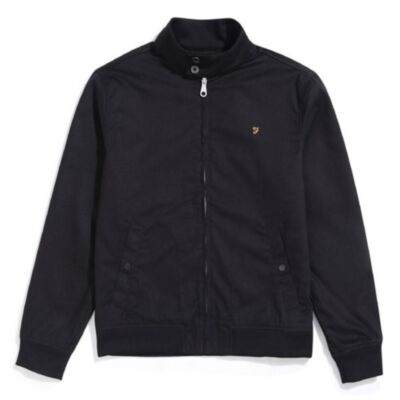 Farah Waldorf Harrington Jacket Black