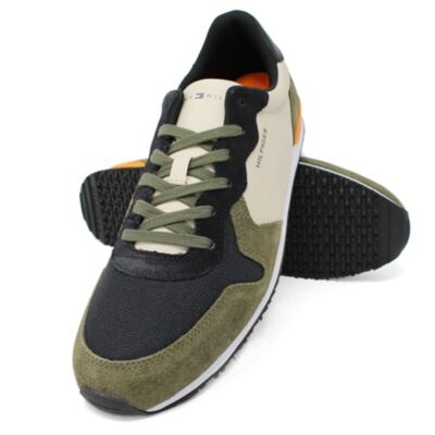 Tommy Hilfiger Iconic Trainers In Army G