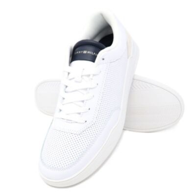 Tommy Hilfiger Cupsole Perf Leather In W