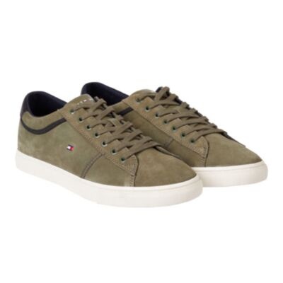 Tommy Hilfiger Iconic Suede Trainer Army