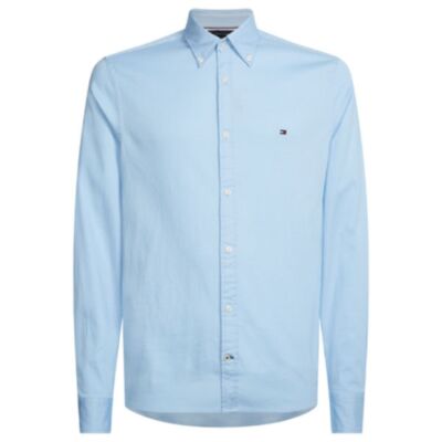 Tommy Hilfiger Dobby Slim Shirt In Calm