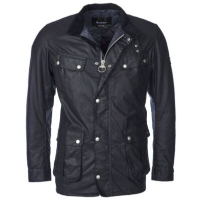 Barbour Tourer Duke Wax Jacket Navy