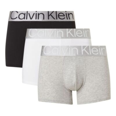 Calvin Klein 3pk Trunk - Black White Gre