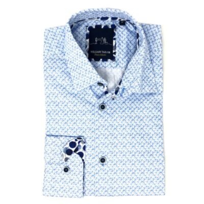 William Tailor Circle Printed Shirt Blue