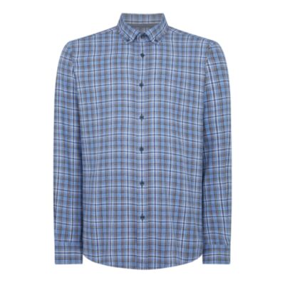 Remus Uomo Parker Cotton Shirt Navy