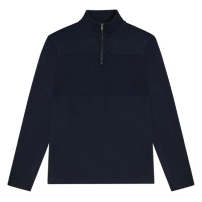 Ted Baker Gazine Textured Half Zip Navy