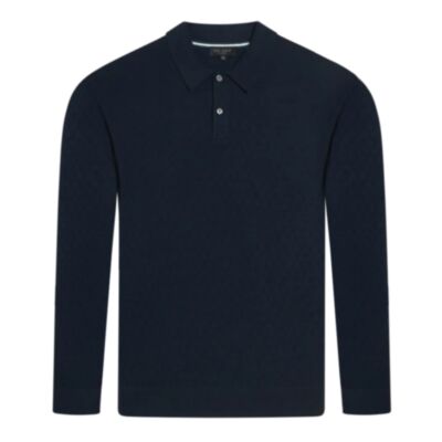 Ted Baker Morar LS T Stitch Polo Tan