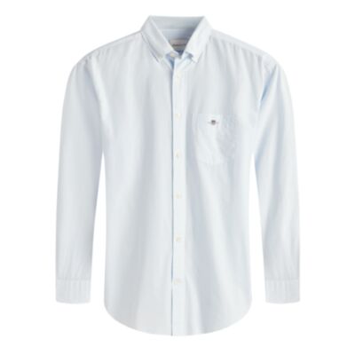 Gant Reg Poplin Banker Shirt Light Blue