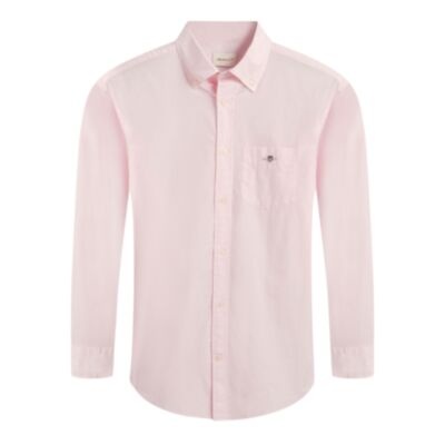Gant Reg Poplin Banker Shirt Light Pink