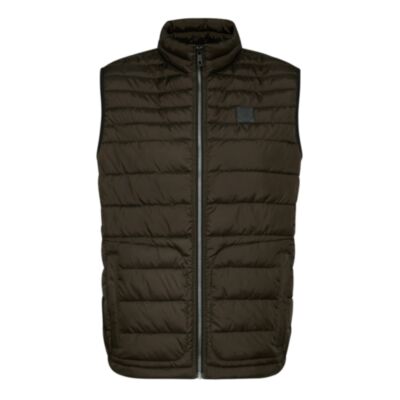Bugatti Padded Gilet In Brown