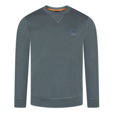 Boss Westart Crew Neck Open Green