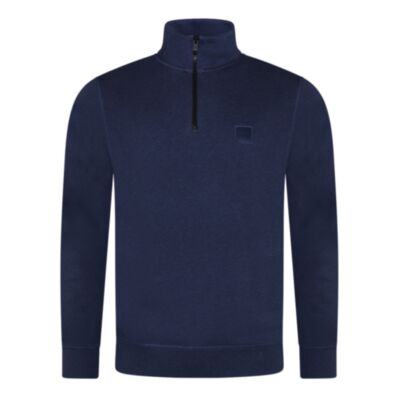 Boss Zetrust Half Zip Navy