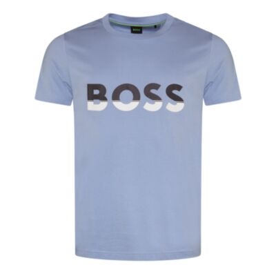 Boss Tee 1 T-Shirt Open Blue