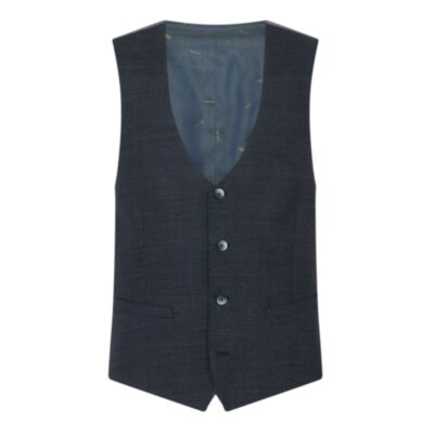 Remus Uomo Mario Waistcoat Blue