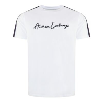 Armani Exchange Taping T-Shirt White