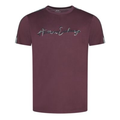 Armani Exchange Taping T-Shirt Dark Red