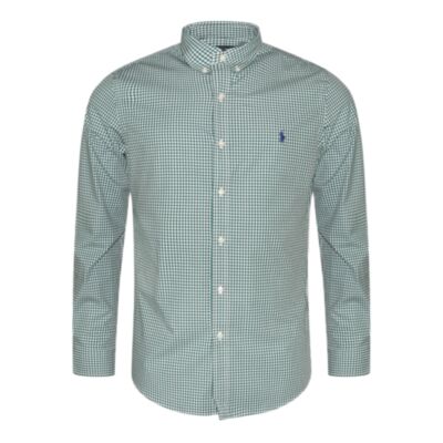 Ralph Lauren Poplin Check Shirt Pine