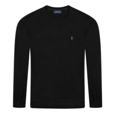 Ralph Lauren Jersey Sweat Black