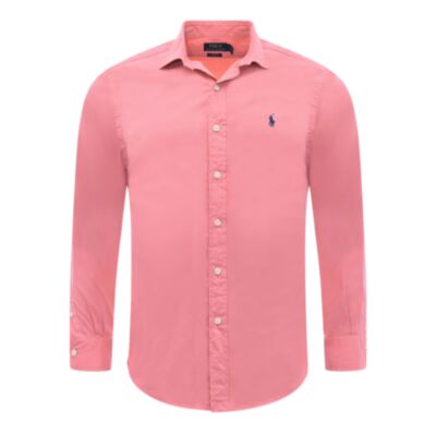 Ralph Lauren LS Sport Shirt In Rose