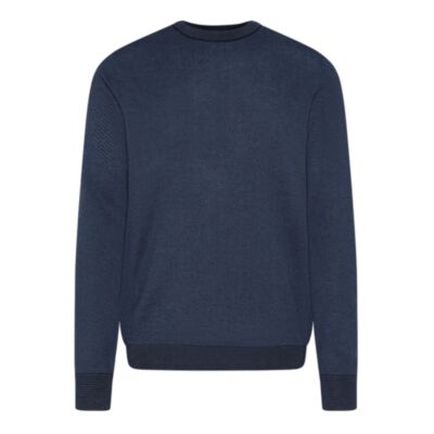 Bugatti Cre Neck Pullover Navy Blue