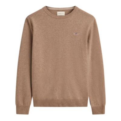 Gant Superfine Labmswool C-Neck Sand Melange