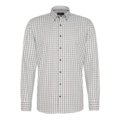 Bugatti Casual Printed Shirt In Cognac
