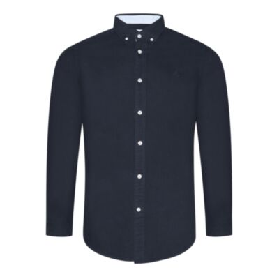 Ted Smith Bond Oxford Shirt Navy