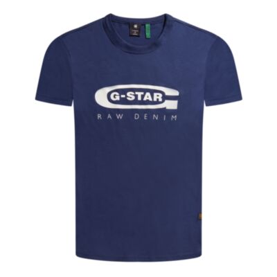 G-Star Graphic Slim Tee Sartho Blue