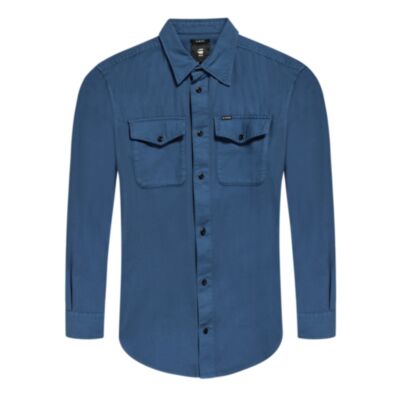 G-Star Marine Slim Shirt Rank Blue