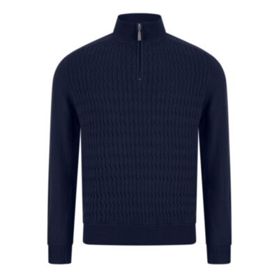 6Th Sense Diego 1/4 Zip Knit Navy