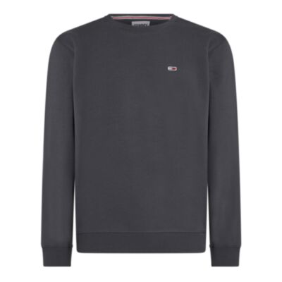 Tommy Jeans Reg Fleece Crew Charcoal
