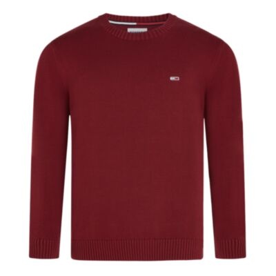 Tommy Jeans Essential Crew Neck Rouge