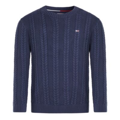 Tommy Jeans Cable Sweater Twilight Navy