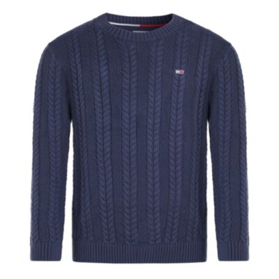 Tommy Jeans Cable Sweater Twilight Navy