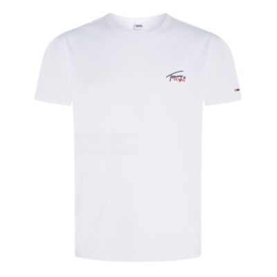 Tommy Jeans Classic Small Flag Tee White