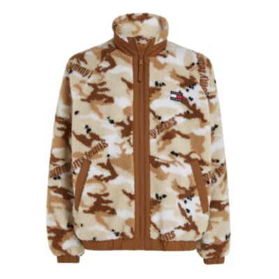 Tommy Jeans Camo Sherpa Beige