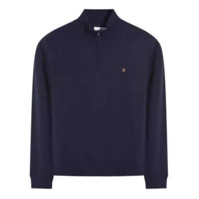 Farah RedChurch Merino Wool 1/4 Zip True
