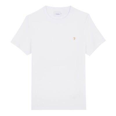 Farah Danny Reg SS T-Shirt White