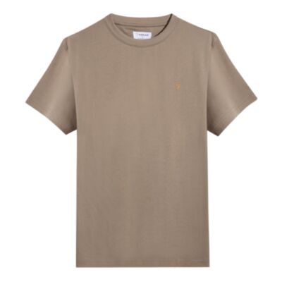 Farah Danny Reg SS T-Shirt Beige