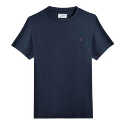Farah Danny Reg SS T-Shirt True Navy