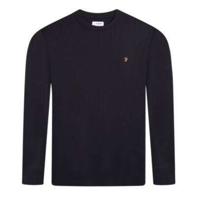 Farah Worthington LS T-Shirt Black