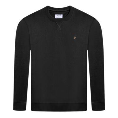 Farah Tim New Crew Sweater Black